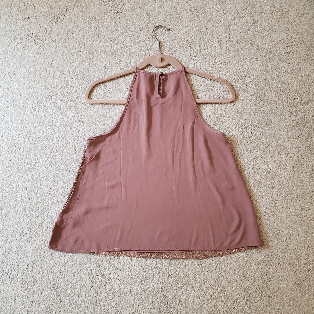 Gold Sparkly Tank Top - Picture 4 of 7